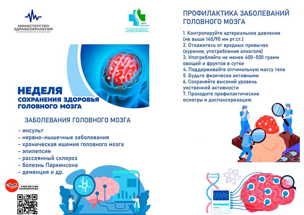 Неделя сохранения здоровья головного мозга
